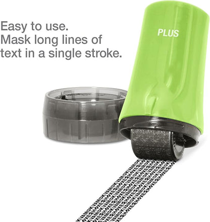 Guard Your ID Security Roller Set for Identity Theft Protection Advanced 2.0 Stamping and Redacting (Regular 3-Pack, Green)
