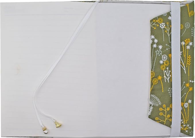 BLBMH Book Covers for Paperbacks Fit for 5.5x8.4 inch Adjustable Book Sleeve Cover for A5 Books Soft Cloth Protector for Notebook Journal - Spring