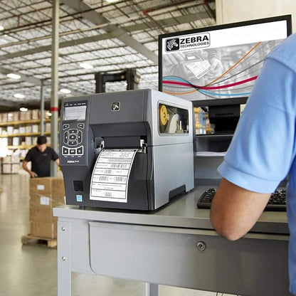 4"x 6" Multipurpose Direct Thermal Labels 3" Core Compatible for Zebra Industrial Printers Adhesive & Perforated (1 Roll, 1000 Labels/Roll)