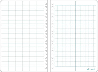 Rite in the Rain Weatherproof Side Spiral Notebook, 4.625" x 7", Yellow Cover, Field Pattern (No. 353)