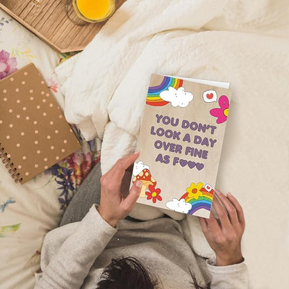 Funny Birthday Card for Women, Best Friend Card, Wife Birthday Gifts, Cute Bday Gifts for Sister Bestie Girlfriend