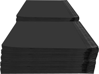 Colored Poly Mailers Pack of: Be creative with your packaging with Colored mailers (Black, 9" x 12" pack of 1000)