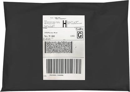Colored Poly Mailers Pack of: Be creative with your packaging with Colored mailers (Black, 9" x 12" pack of 500)
