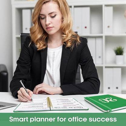 2026 Planner, Weekly and Monthly Calender Planner, Jan 2026 to Dec 2026, Hardcover 2026 Calendar Planner Book with Tabs & Inner Pocket, Office Home School Supplies for Women & Men - A5 (6.3" x 8.5"), Racing Green