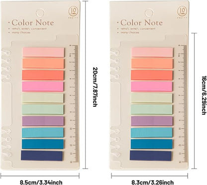 Golcellia Sticky Tabs Book Index Tabs, Page Tabs, Page Markers 1200 Pieces,60 Colors Annotation Tabs, Book Annotation Supplies