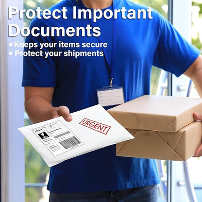 10x13 Envelopes, Tyvek Envelopes, Mailing Envelopes 10x13, Catalog Envelopes, Self Sealing Closure, Tyvek Material, 14 lb., Puncture, Tear & Moisture Resistant, Bulk (100 Pack)