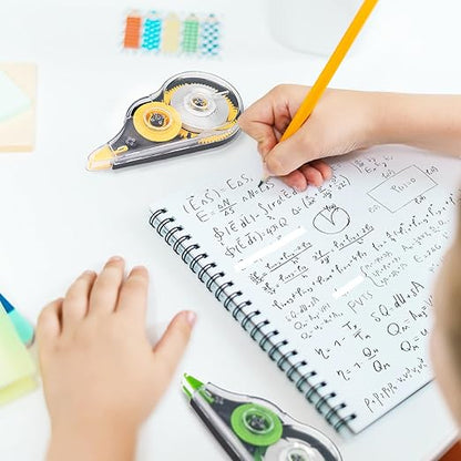 16 Pcs 39.4 Ft Colorful Correction Tape, Tear-Resistant White Correct Bulk, White Mistake Out for Instant Corrections, School, Office, Note Taking