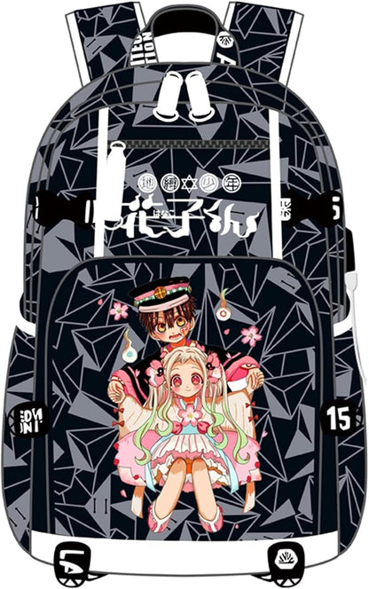ISaikoy Anime Toilet Bound Hanako kun Backpack Satchel Bookbag Daypack School Bag Laptop Shoulder Bag Style22