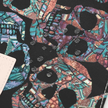 canvaslife 360° Protective Laptop Sleeve Case Bag with 4 Pockets for MacBook Pro 16 inch and 15 inch-15.6 inch Laptop (Skull)