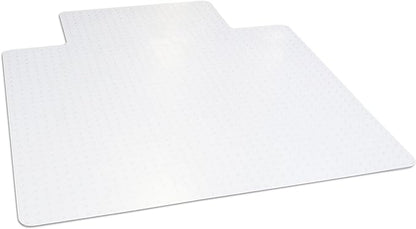 Dimex Low Pile Carpet Office Mat Chair Mat with Lip, 45" x 53" x .11"