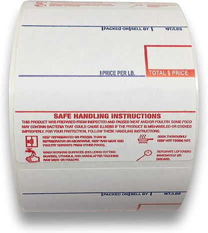 CAS LST-8040 Printing Scale Label, 58 x 60 mm, UPC/Safe, 36 Rolls per Case, CAS Scale Labels 8040, Guaranteed Quality, Try It!.