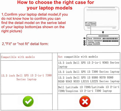 Alapmk Protective Case for 13.3" Dell XPS 13 2-in-1 7390/Dell XPS 13 2-in-1 9310/Latitude 9330 9340 & ThinkPad 13X Gen 2/Thinkbook 13x Gen 4[Not fit XPS 13 2-in-1 9365/XPS 13 7390 9310],Starry Night