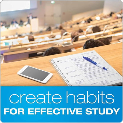 Tops Oxford Focusnotes Legal Pad - Cornell Notepad for Note Taking - 8-1/2" X 11-3/4"- Pack of 3 Notepads For Work - 50 Sheets