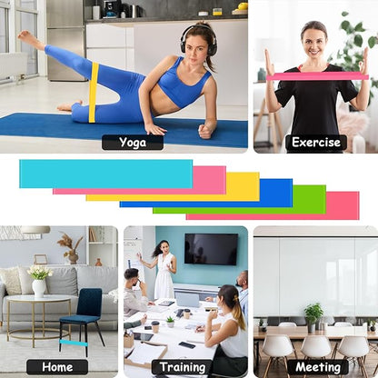 6 Pack Chair Bands for Kids with Fidgety Feet, ADHD Tools for Kids, ROOKEA Sensory Room Must Haves for Adhd Kids Fidget Chair Bands Autism Classroom Must Haves ADHD Tools for Classroom Home Chairs