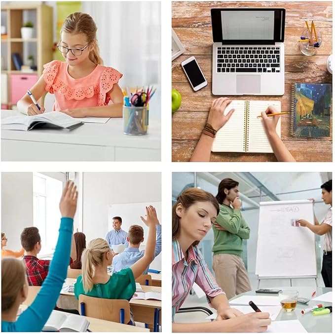 Journaling Notebooks Hard Cover Classic Notebook 4 Pack A5 Van Gogh Hardcover Executive Notebook 8.3"x 5.9" Journal Notebooks 192 Pages 80gsm Thick Paper Journal Aesthetic Supplies for School Office