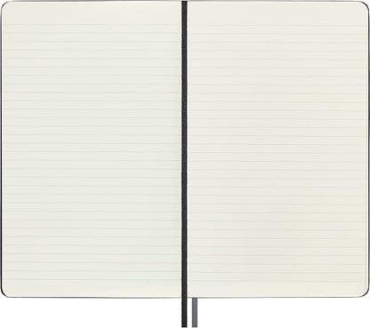 Moleskine Classic Expanded Notebook, Hard Cover, Large (5" x 8.25") Ruled/Lined, Black, 400 Pages
