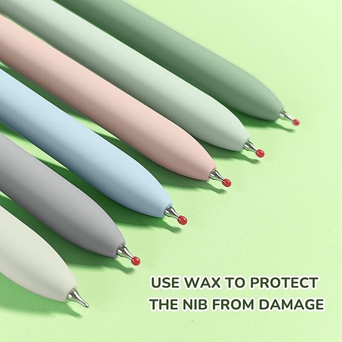 UIXJODO Gel Pens, 12 Pcs Black Ink Pens for Women, 0.5mm Fine Point Smooth Writing Pens, High-End Series Retractable Pens for Journaling Note Taking (12 Pcs Gold Morandi and Vintage)