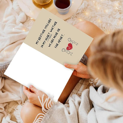 Brother Birthday Card, Brother Miss card, Birthday Card For Brother, Gift For Brother Card, Christmas Gifts For Brother