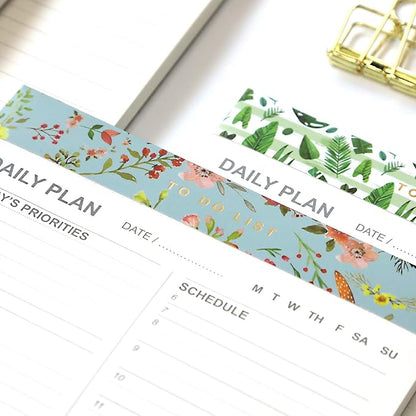 Daily to Do List Notepad with 52 Undated Tear-Off Planning Sheets,5.8"×8.2" Magnetic Planner Checklist Organizing Memo Pad for Reminders,Shopping List,Self-Care Notepad (5.82"x8.26", Avocado)