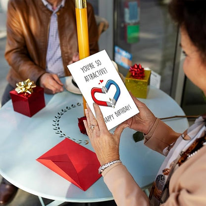 Dirty Birthday Card for Girlfriend Wife, Funny Birthday from Husband Boyfriend, You Are So Attractive Card