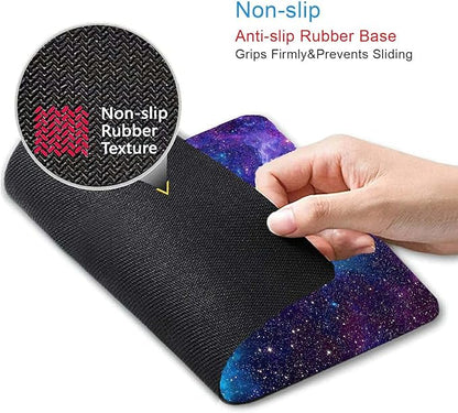 Gaming Mouse Pad,Galaxy Stars Mouse Pad,Mouse Mat Square Waterproof Mouse Pad Non-Slip Rubber Base Mousepad for Office Laptop, 9.5"x7.9"x0.12" Inch