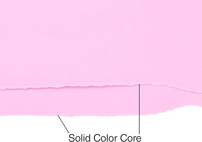 Cardstock 12 x 12 Paper Pack - 65lb Smooth Card Stock for Crafts, Cardmaking, Art Projects - 50 Square Scrapbook Sheets, 5 Assorted Colors - Double Sided with Solid Core, Pastel