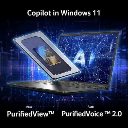 Acer Swift Go 16 Intel Evo Edition Laptop | 16" 1920 x 1200 Touch Display | Unlock AI Experiences | Intel Core Ultra 9 Processor 185H | Intel ARC | 16GB LPDDR5X | 1TB SSD | Wi-Fi 7 | SFG16-72T-95Z6