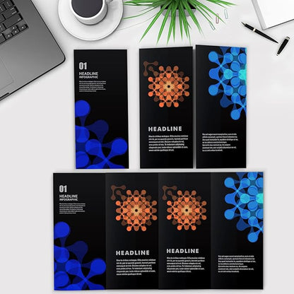 100 Sheets Black Cardstock 11x17 Thick Paper, Goefun 80lb Heavyweight Legal Printer Paper for Halloween, Arts, Crafts, Ledger, Tabloid, Posters