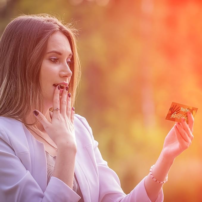 Jinei 300 Inspirational Affirmation Cards Positive Motivational Cards Small Mini Encouragement Quotes for Women Mother's Day Church(Bohemian)