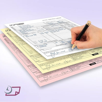NextDayLabels - Superior Carbon-less NCR, Pre Collated Paper, 500 Sheets Per Pack (8-1/2" x 11" 3 Part Straight, #5909)