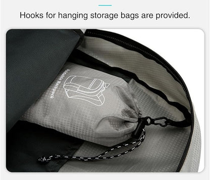 Scotry Lightweight Packable Mesh Strap Travel Backpack, Water Resistant Man Women Foldable Daypack for Outdoor Vacations (Green)