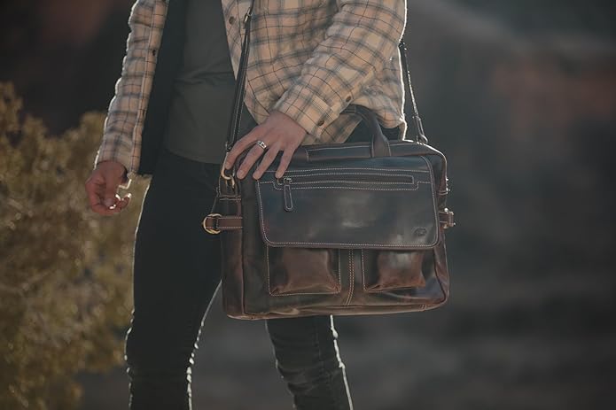 Buffalo Leather Pilot Bag