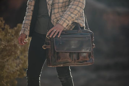 Buffalo Leather Pilot Bag