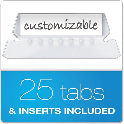 Pendaflex Recycled Hanging Folders, Letter Size, Blue, 1/5 Cut, 25/BX (81603)