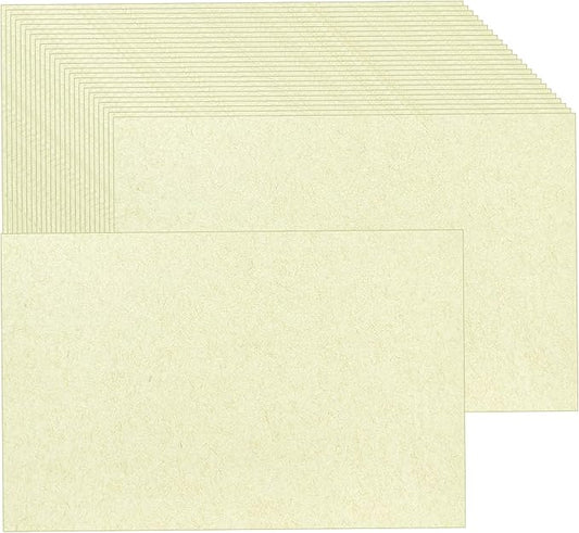 Baisunt 25 Pack 4x6 ClassicRustic Cardstock Paper Blank Thick Heavyweight 80lb Card Stock for Making Greeting Cards, Invitations cards, Photos, Postcards