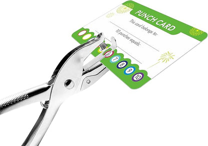 102 PCS Punch Cards, Incentive Reward Card Student Awards Loyalty Cards for Business, Classroom, Kids Behavior, Students, Teachers, 3.5” x 2”, 4 Styles