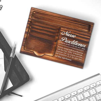 Appreciation Gifts for Nurse Practitioner, for Nursing Students Gifts, Nurses Definition Gifts, Nurses Week, Nurse Practitioner Counselor Gifts, Desk Retro Note Pad Holder VN342