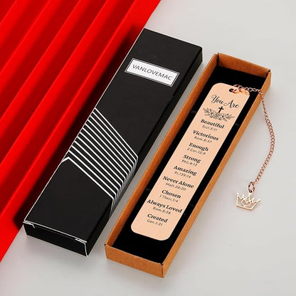 Baptism Gifts for Girl, Christian Gifts for Women, Faith Based Gifts for Women, Book Markers for Reading Women, Religious Gifts for Sister in Christ Christmas Birthday Gifts for Friends Coworker