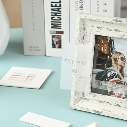 600 Pcs Transparent Sticky Notes Pad, 12 Packs Clear Sticky Notes for Books Message Reminder, Waterproof self-Adhesive Translucent Sticky Notes 3x2 Inch