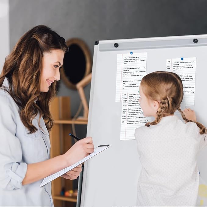 Utron 6 PCS Small Legal Pads 5x8 White, Narrow Ruled Small Note Pads 5x8, Micro Perforated Writing Pad, College Ruled Legal Notepads 5x8 for Study, Office, To-Do Lists(30 Sheets/Small Notepad)