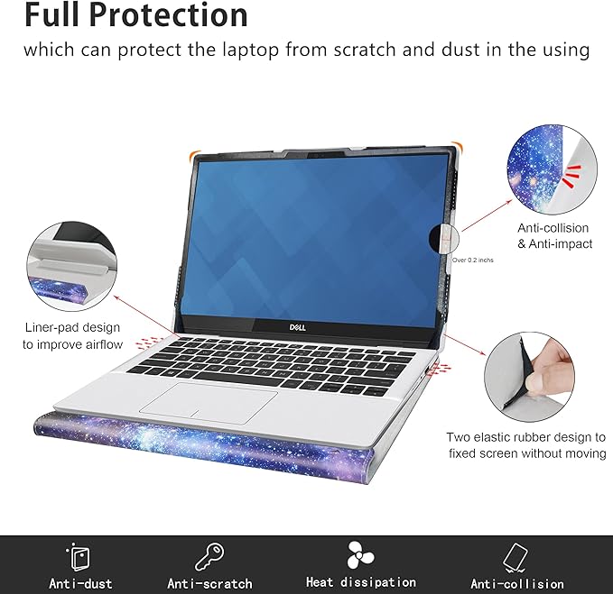 Alapmk Protective Case for Dell Latitude 5350 5340 5330 5320 5310/Latitude 2-in-1 5350 5340 5330 & EliteBook 630 G10/EliteBook 630 G9/EliteBook x360 830 G8/EliteBook x360 830 G7 13.3" Laptop,Galaxy