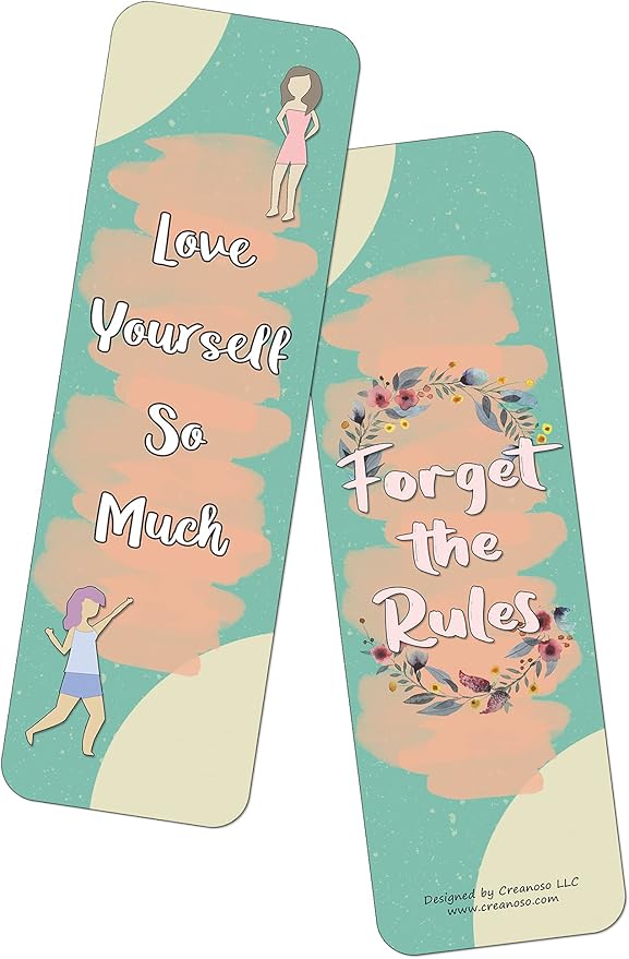 Creanoso Body Positivity for Women Bookmarks Series 2 (30-Pack) - Party Favors & Corporate Giveaway Incentives Gift Pack