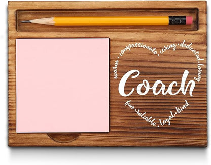 Coach Gifts, Coach Sticky Note Holder, Coach Appreciation Gifts, Thank You Coach Gifts, Coach Office Decor, Coach Desk Self-Stick Note Pad Holders GSH11