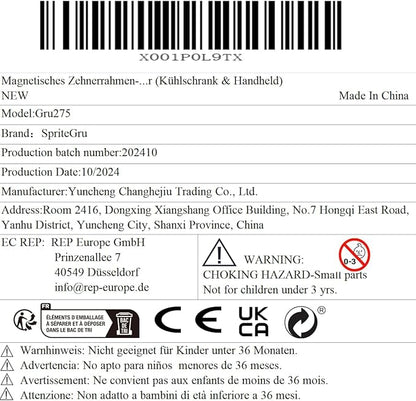 Magnetic Ten-Frame Set, 6 Frames & 66 Colorful Star-Shaped Counters Ten Frame Math Games Manipulative Counting Toys for Kindergarten Preschool, 6 Colors & 2 Markers (Fridge & Hand-held)