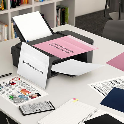 100 Pack White A7 & 5x7 Envelopes - Self-Sealing, Perfect for Invitations, Photos, Cards & Mailings - Wedding Ready