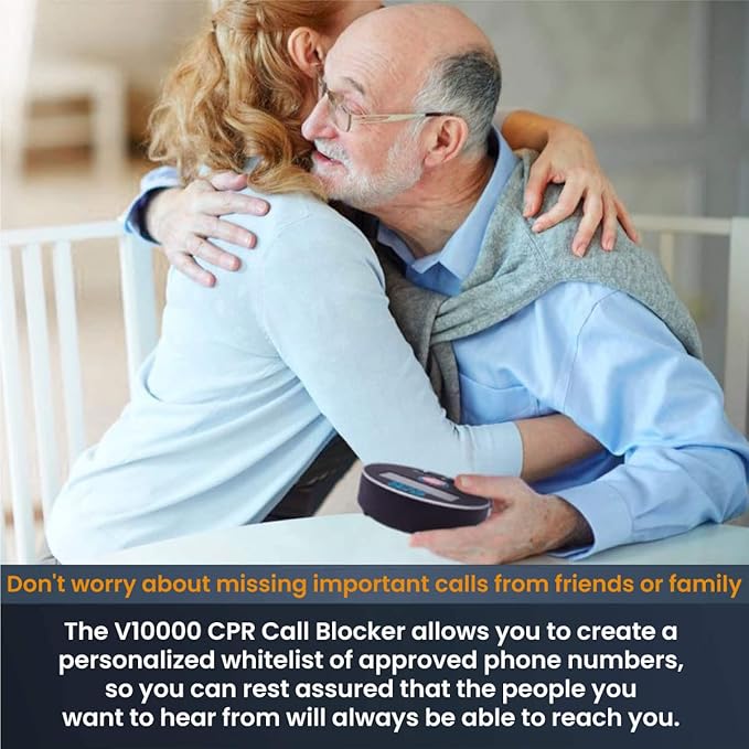 CPR V10000 – Whitelist Call Blocker. Landline Phone Call Blocker. Dual Mode Protection. Pre-Loaded with 10,000 Known Robocall Scam Numbers - Join Our Mission to Create a spam Free Community