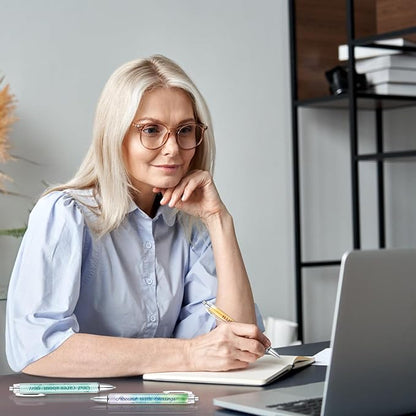 Tinlade 10 Pcs Christian Pens for Women Religious Ink Pens Easter Gifts Inspirational Quotes Bible Verse Ballpoint Funny Office Supplies for Women Men Coworker(Watercolor)