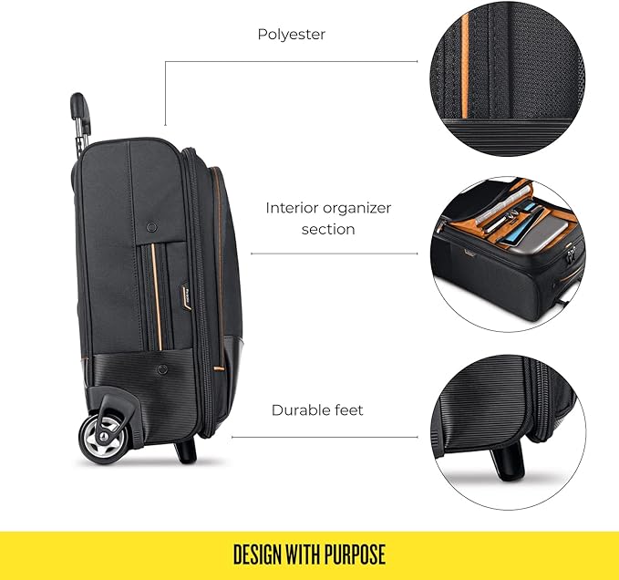 Solo New York Urban Rolling Overnight Case and Laptop Bag, Black, One Size