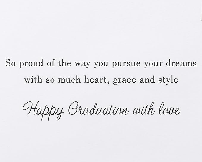 Papyrus Graduation Card for Her (Pursue Your Dreams)
