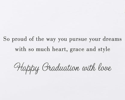 Papyrus Graduation Card for Her (Pursue Your Dreams)